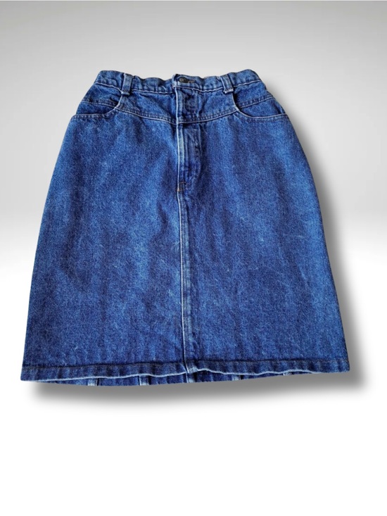 Hunt Club Dresses & Skirts - VTG Hunt Club Blue Denim Mini Skirt